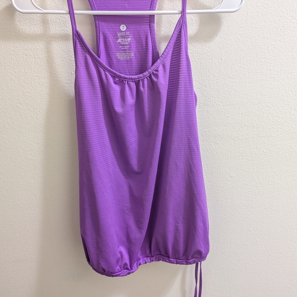 Old Navy Tops - Old Navy Women's Small Active Loose Fit Racerback Pink Athletic Tank Top